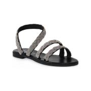 Sandalen Mosaic NERO BRAIDS