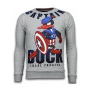 Sweater Local Fanatic Captain Duck Rhinestone
