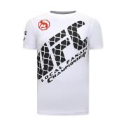 T-shirt Korte Mouw Local Fanatic Print UFC