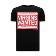 T-shirt Korte Mouw Local Fanatic Print Virgins Wanted