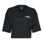 T-shirt Korte Mouw Converse CHUCK INSPIRED HYBRID FLOWER OVERSIZED CRO...