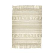 Plaids, deken Malagoon Craft offwhite throw (NEW)