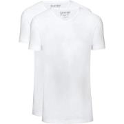 T-shirt Slater 2-pack T-shirt Basic Extra Lang V-neck Wit