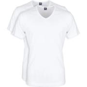 T-shirt Suitable T-shirt Wit V-hals Vita 2 Pack