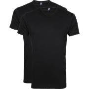 T-shirt Alan Red T-Shirt V-Hals Vermont Zwart (2pack)