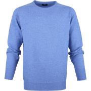 Sweater William Lockie Lamswol Blauw