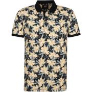 T-shirt Suitable Polo Bloemen Donkerblauw Navy