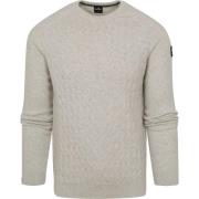 Sweater Vanguard Pullover Structuur Grijs