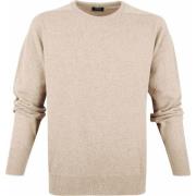 Sweater William Lockie Trui Lamswol Beige