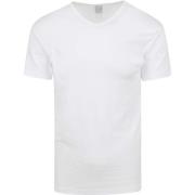 T-shirt Alan Red Organic V-Hals T-Shirt Wit 2-Pack