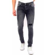 Skinny Jeans True Rise Broek VerfspattenDC