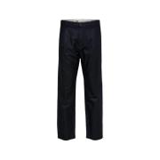 Broek Selected Relaxed Jones Linen - Black