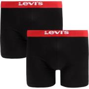 Boxers Levis Brief Boxershorts 2-Pack Zwart