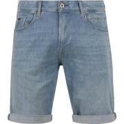 Broek Vanguard V7 Rider Denim Short Lichtblauw