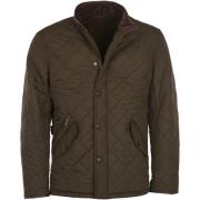 Trainingsjack Barbour Quilted Jas Powell Olijf
