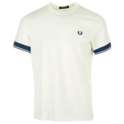 T-shirt Korte Mouw Fred Perry Contrast Cuff T-Shirt