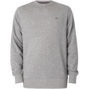 Sweater Gant Sweatshirt met ronde hals en schild