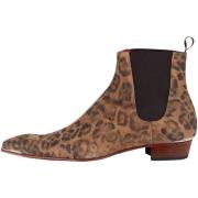 Laarzen Jeffery-West Chelsea boots met luipaardprint