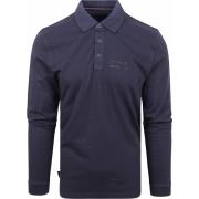 T-shirt Casa Moda Vintage Longsleeve Polo Navy