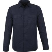 Sweater Suitable Pash Passetta Overshirt Donkerblauw
