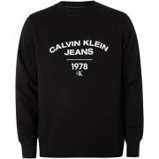 Sweater Calvin Klein Jeans Varsity Curve-sweatshirt