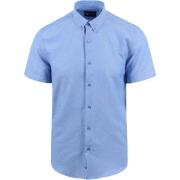 Overhemd Lange Mouw Suitable Short Sleeve Overhemd Blauw
