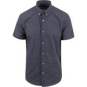 Overhemd Lange Mouw Suitable Short Sleeve Overhemd Print Navy