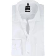 Overhemd Lange Mouw Olymp Luxor Shirt Modern Fit Wit
