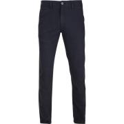 Broek Suitable Chino Oakville Dessin Navy