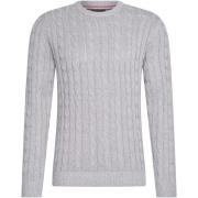 Sweater Cappuccino Italia Cable Pullover Grijs