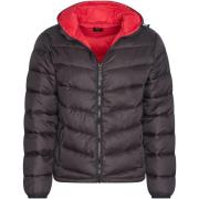 Parka Jas Cappuccino Italia Hooded Winter Jacket Zwart