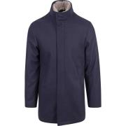 Trainingsjack Suitable Hirsch Coat Wol Blend Navy