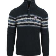 Sweater New Zealand Auckland NZA Half Zip Trui Ngakawau Navy