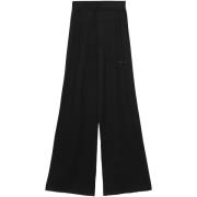 Broek Hinnominate Pantalone In Maglia Palazzo Con Nervature E Ricamo