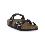 Slippers Birkenstock FRANCA BRAIDED BALCK OILED CAL S