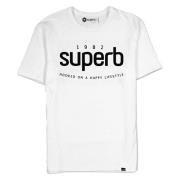T-shirt Korte Mouw Superb 1982 3000-WHITE