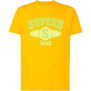 T-shirt Korte Mouw Superb 1982 SPRBCA-2201-YELLOW