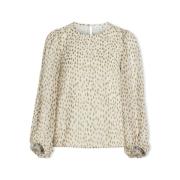 Blouse Vila Noos Top Falia L/S - Birch/Nori