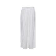 Broek Only Noos Tokyo Linen Trousers - Bright White