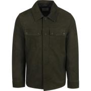 Trainingsjack Suitable Jacket Suede Olijfgroen