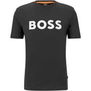 T-shirt BOSS T-shirt Thinking Zwart