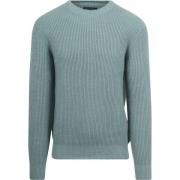 Sweater Marc O'Polo Pullover Wol Blend Staalblauw