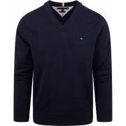Sweater Tommy Hilfiger Pullover V-Hals Navy