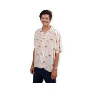 Overhemd Lange Mouw Brava Fabrics Buffet Aloha Shirt - Sand