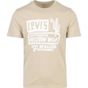 T-shirt Levis Graphic Western Feather T-Shirt Greige