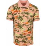 T-shirt Gant Poloshirt Roze Print