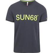 T-shirt Sun68 T-Shirt Print Logo Navy