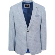 Blazer Suitable Colbert Grou Print Lichtblauw