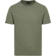 T-shirt Superdry Slub T-Shirt Melange Olijfgroen