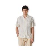 Overhemd Lange Mouw Portuguese Flannel Modal Dots Shirt - White